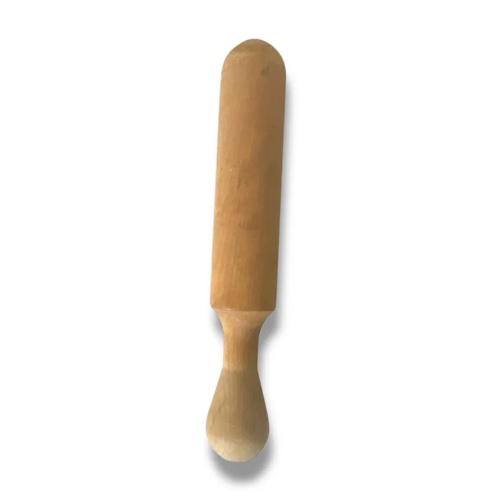 Kitchen Wood Masher Pounder Pestle Primitive Vintage Tool Treen Gadget Utensil